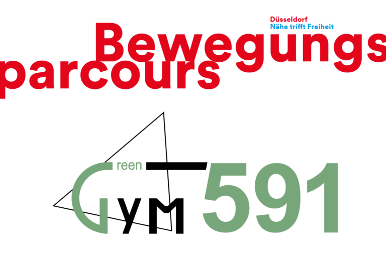 Schriftzug Bewegungsparcour und GreenGym 591