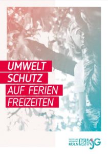 Titelseite der Broschüre Umweltschutz auf Ferienfreizeiten der KjG