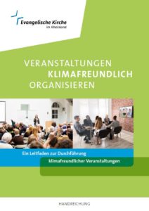 Titelseite des Leitfadens Veranstaltungen klimafreundlich organisieren.