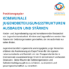 Ausschnitt aus dem Positionspapier: KOMMUNALE JUGENDBETEILIGUNGSSTRUKTUREN AUSBAUEN UND STÄRKEN.